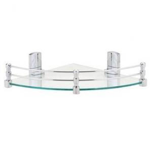 Glass Corner Shelf 12x12 Inch