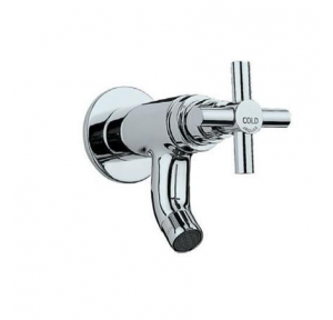 Jaquar Solo Bib Cock (Angular Shape) With Wall Flange SOL-CHR-6037