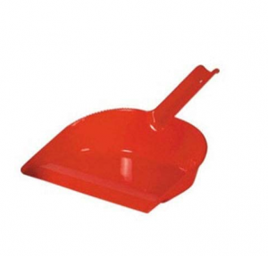Dust Pan Plastic Red 10 inch