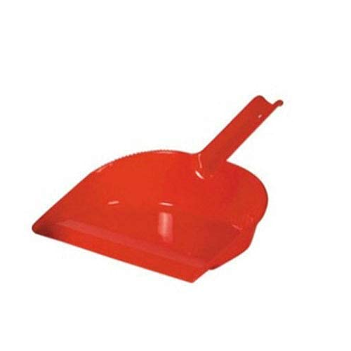 Dust Pan Plastic Red 10 inch