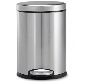 SS Paddle Steel Dustbin (Small) 8X12