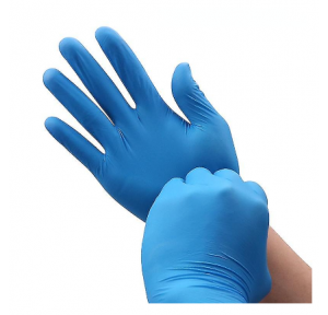 Medi Safe Heavy Duty Gloves Blue Color 100Pcs