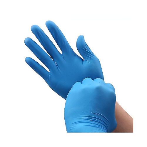 Medi Safe Heavy Duty Gloves Blue Color 100Pcs