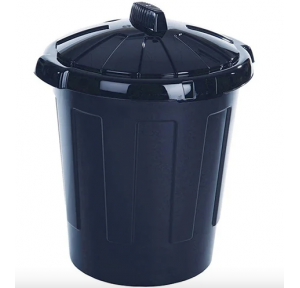 Dustbin Plastic With Hunt 80 Ltr