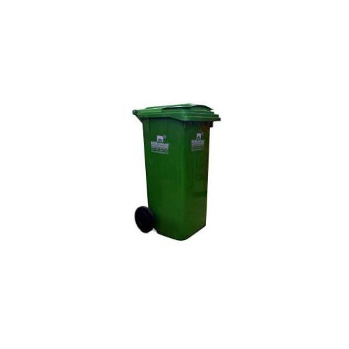 Nilkamal Wheel Garbage Dustbin  WB 120 Green Color Plastic 120 Ltr