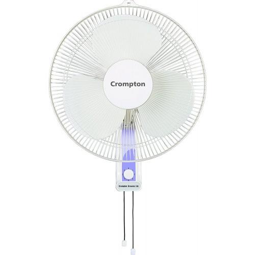 Crompton High Flo Wave 16 Inch Wall Mount Fan (White)