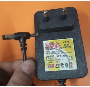 Power Supply Adaptor 1A 6VDC