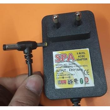 Power Supply Adaptor 1A 6VDC