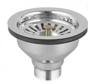 Kamal Sink Waste Coupling Stainless Steel 4-inch Silver