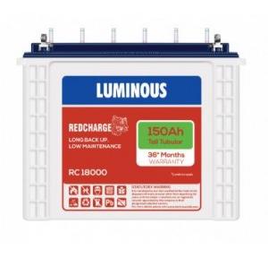  Luminous 150AH Tubular Inverter Battery RC18000ST