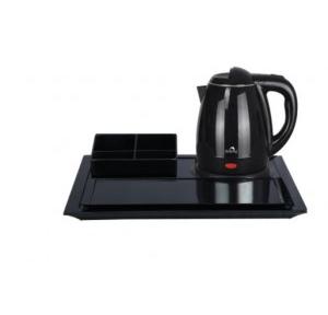 Dolphy Automatic Electric Kettle with Tray Set 304 Stainless Steel + Food grade PP Black 1350-1600W 1.2 Ltr, DKTL0016