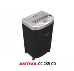Antiva Paper Shredder Machine CC235CD Departmental Cross Cut Noise Less Shred Capacity 15 -17 Sheets Weight-18Kg Approx, Waste Volume-34Liters,Dimensions 645x390x305 mm, Auto On/Off & Thermal Cut off , it Can Shred CD & Credit Cards Security level-P4