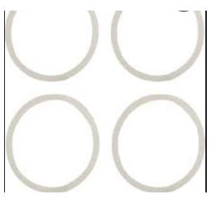 Kitchen Mixture Gasket, (Pack of 50 pcs)