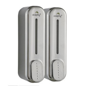 Dolphy Soap Dispenser Set of 2 ABS 350+350 ml, DSDR0066