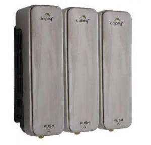 Dolphy Soap Dispenser Set of 3 ABS+SS 350+350+350 ml, DSDR0064
