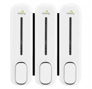 Dolphy Soap Dispenser Set of 3 ABS 350+350+350 ml, DSDR0044