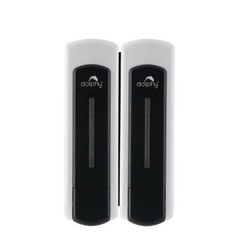 Dolphy Soap Dispenser Set of 2 ABS 350+350 ml, DSDR0059