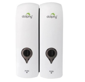 Dolphy Soap DispenserÂ Set of 2 ABS 300+300 ml, DSDR0088