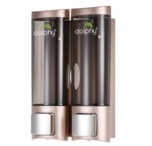 Dolphy Soap Dispenser Manual Set of 2 (PC) Polycarbonates 200+200 ml, DSDR0086