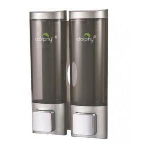 Dolphy Soap Dispenser Rectangular Set of 2 ABS (PC) Polycarbonates 200+200 ml, DSDR0085