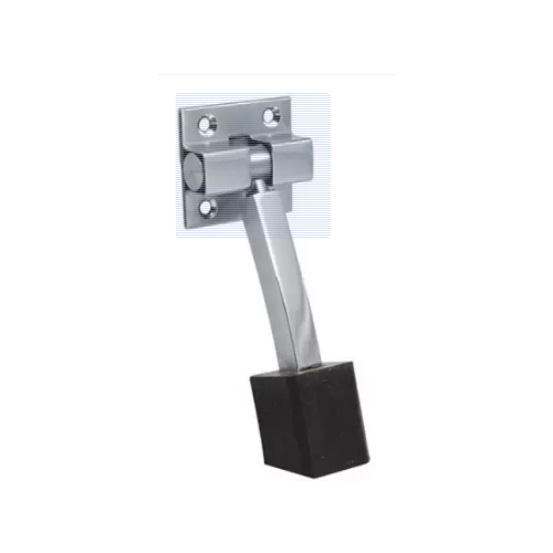 Aluminium Door Mounted Stopper With SS Finish 5Inch