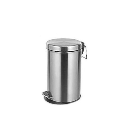 Pedal Dustbin Plain SS202 8 Ltr