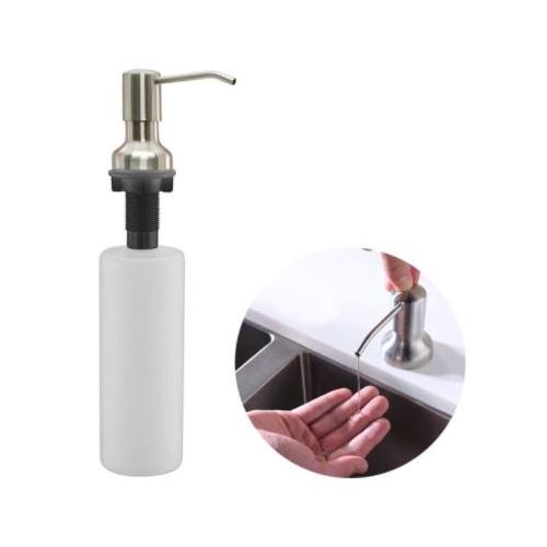 Dolphy Counter Top Soap Dispenser SS 304 500 ml, DSDR0097