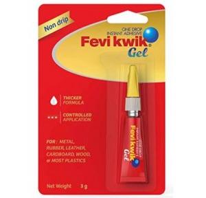 Pidilite Fevikwik Gel One Drop Instant Adhesive 3gm