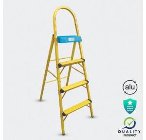 Kalco Baby Ladder Size: 3 Steps with Platform & Top Support Handle  (Model: K7026) Aluminum 2 mm