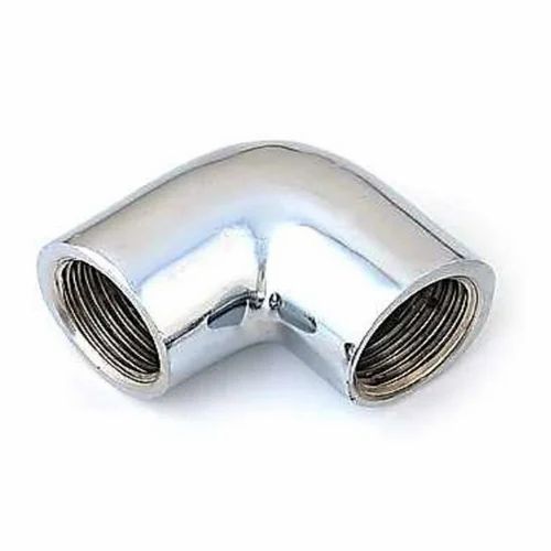 Elbow Heavy Duty Chrome Plated 1/2 Inch Brass 90 Degree 15mm