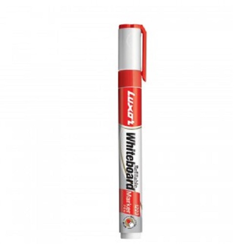 Luxor Refillable White Board Marker Pen 1223 Red