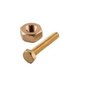 Brass Nut Bolt, Size:- 6mm x 50mm