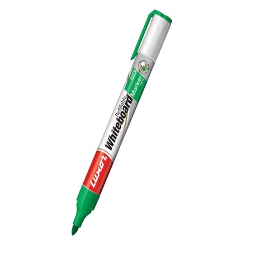 Luxor Refillable White Board Marker Pen 1223 (Green)