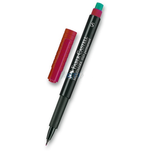 Faber Castell Multimark 1523 Permanent Marker Red