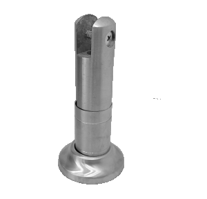Stainless Steel Silver 4 Inch Toilet Cubicle SS Leg Support
