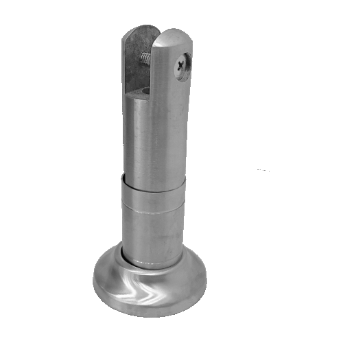 Stainless Steel Silver 4 Inch Toilet Cubicle SS Leg Support