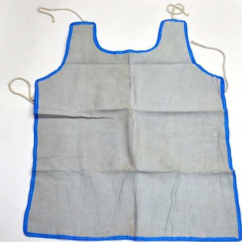 Gripwell White 2 Piece Leather Apron, Size: 24 x 36 inch