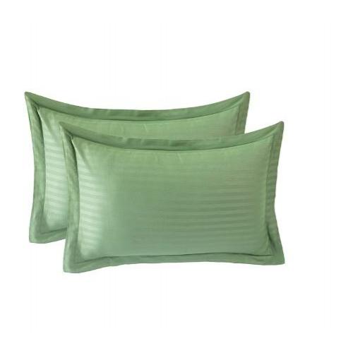 Cotton Pillow Cover Green 18x27Inch