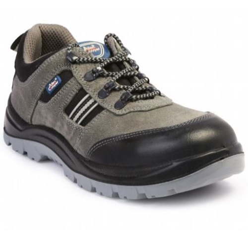 Allen Cooper AC-1156 Black And Grey Steel Toe Safety Shoes, Size: 11
