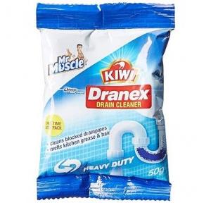 KIWI Dranex Drain Cleaner Powder- 20 Pkt
