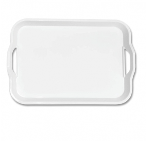 Tray, Melamine, White, 15 Inch Big Size