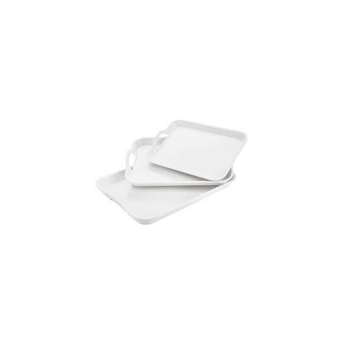 Melamine Tray, Medium Size, White 13