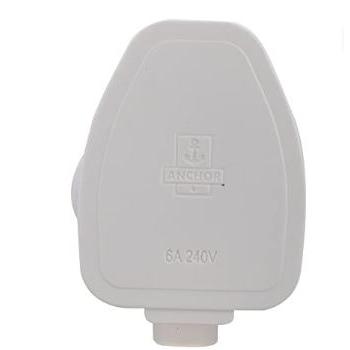 Anchor Plug Top 39572 ISI 3 Pin 6Amp