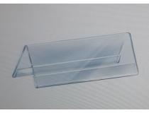 Acrylic Menu Tag Holder Thickness 2 MM Size 120x55 MM