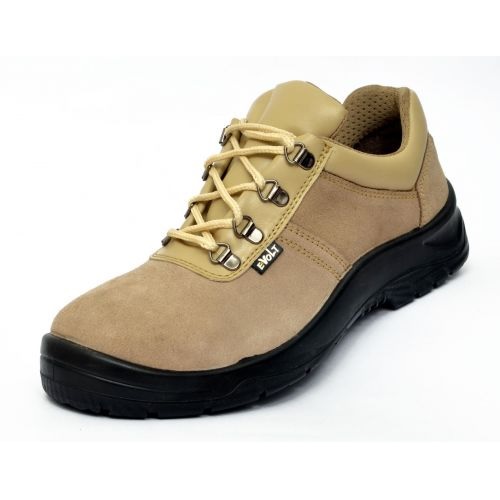 E-Volt 82213 Brown Wolf Steel Toe Safety Shoes, Size: 8