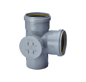 Ashirvad Door Tee 70001220  Left Side PVC 110MM