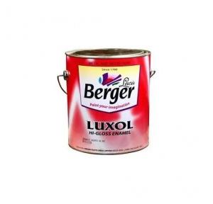 Berger Luxol High Gloss Enamel Paint (Smoke Grey), 4Ltr