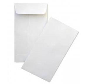 White Envelop Non Laminated Size  10x4 Inch, 75 Gsm