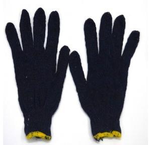 Gripwell GCKG 70 Blue Cotton Knitted Gloves, Length: 9.75 inch
