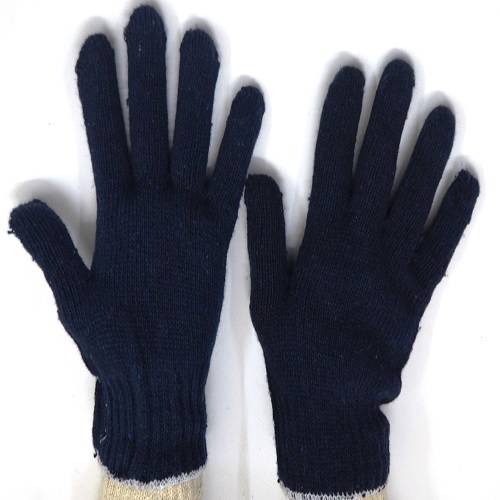 Gripwell GCKG 60 Cotton Knitted Hand Gloves Blue Length: 9.25 inch
